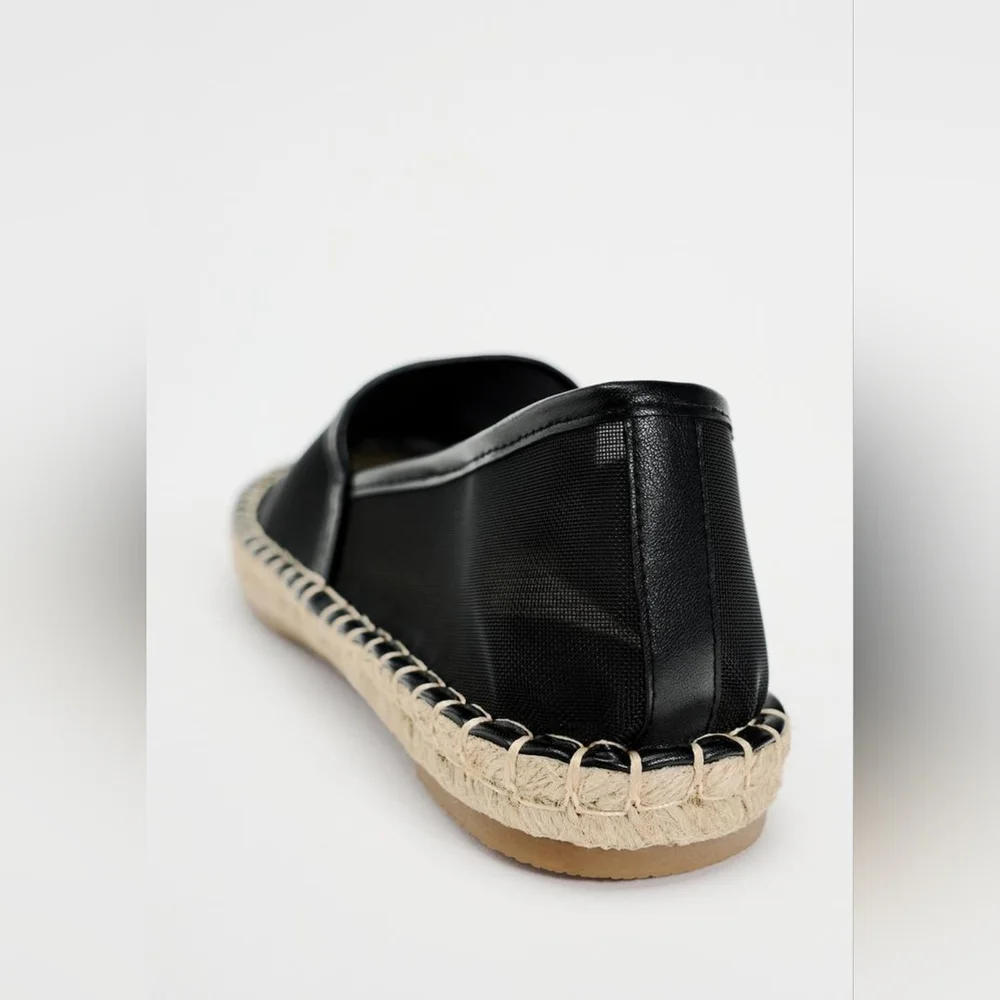 Zara Mesh Espadrilles NWT